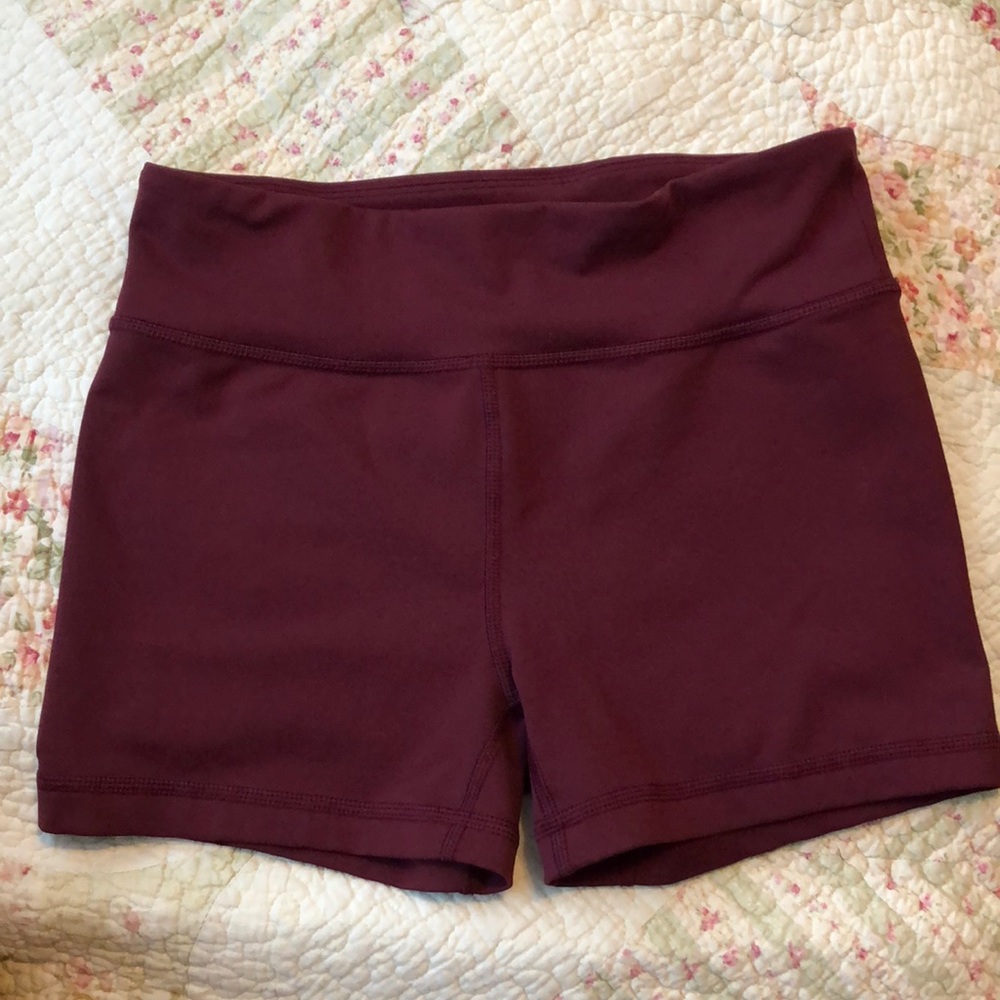 Maroon Aeropostale Spandex Shorts